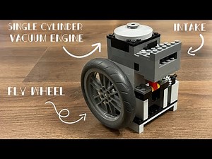 I Spent 10 Hours to Run a LEGO Piston Vacuum Engine!!