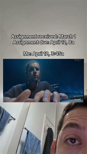 Assignment received: March 1 Assignment due: April 12, 8a Me: April 12, 3:45a #coachella