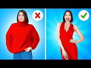 ARREGLOS DE ÚLTIMO MINUTO Y TRUCOS DE MODA || Ideas brillantes con ropa por 123 GO Like!