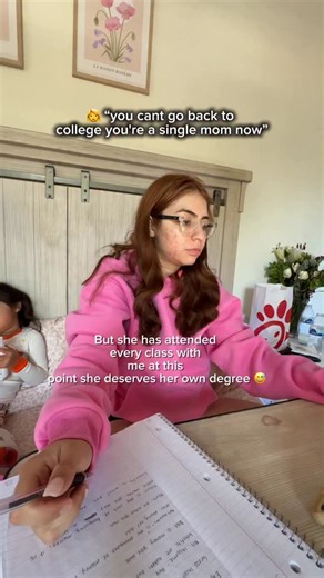 Literally my biggest support #college #youngmom #daughter | Marisolmurrrillo