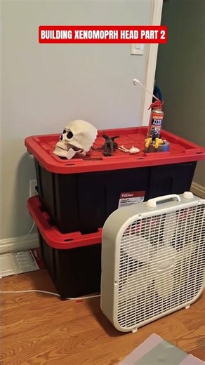 BUILDING XENOMORPH HEAD PART 2 #alien #diycrafts #movie