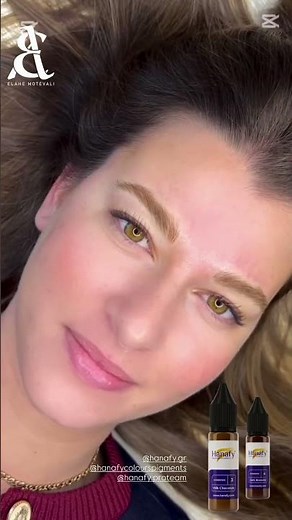 👉Perfect Permanent Eyebrow Makeup💎Step-by-Step by PMUMaster @ElaheMaster Natural Brow Transformation