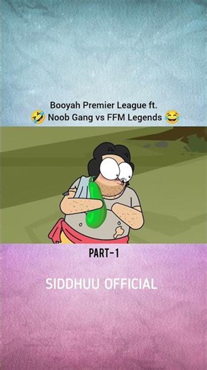 Booyah premier league ft 😅 Noob Gang vs FFM legends part 1 | #hardtoonz #ffmax #animation #funny