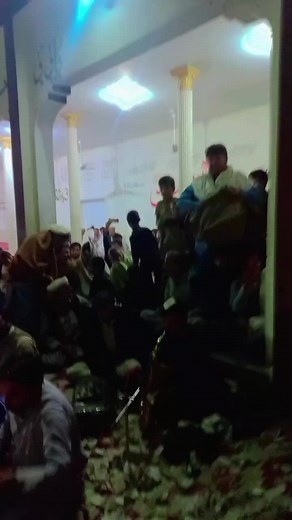 Chaotic Indoor Gathering: Community Celebration Scene