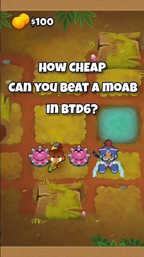 How CHEAP can you beat a MOAB in BTD6?