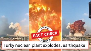 Fact Check: These videos of explosions are NOT from Turkey’s nuclear power plant following earthquakes