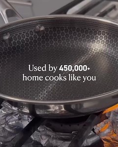 13K views · 770 reactions | Used by over 450,000 home cooks and thousands of 5-⭐️ reviews, the 13pc HexClad Hybrid Set brings unmatched performance in the kitchen. We combined the cooking experiences of stainless steel, nonstick, and cast iron into a single pan backed with a lifetime warranty. Save up to 30% off your set today! "My kitchen is finally complete - I have the professional tools to cook the meals I love for myself and my loved ones." | HexClad | Facebook
