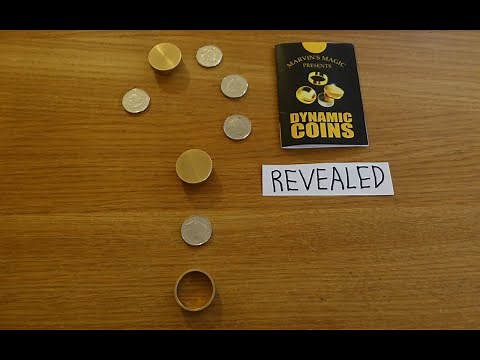 AMAZING MAGIC COIN TRICK REVEALED | Marvin's Magic Dynamic Coins Review and Explanation