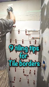 9 tiling tips for borders 👊 #tile #tiledesign #shower #DIY @perfectlevelmaster#freestuff #NASCAR #NFLSunday #freeitems #TransportationProvided #freetogoodhome #FitnessEquipment #curbsidepickup #trading #sticker #fblifestylee | Bathroomremodelingteacher