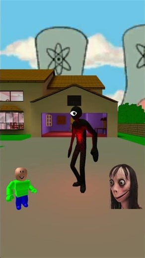 Baldi roblox vs Scary Momo - Door entities 3