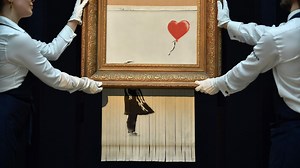 Schredder-Bild von Banksy wird in Deutschland ausgestellt - hier können Sie es ansehen
