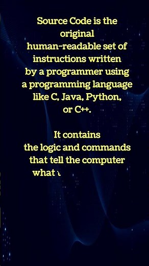What is Source Code? | Source Code kya hai? #education #programming #studylearn #computerscience