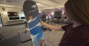 Snowboard company from Colorado awarded 10 Warren Tech students special boards