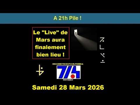 Cyrob : "Live' du Samedi 28 Mars 2026 qui aura bien lieu finalement !