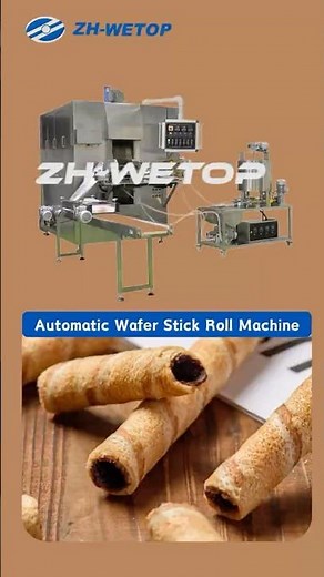 09 Automatic Wafer Stick Roll Machine in Production