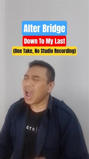 RAW LIVE VOCALS (No Tuning/No AI) – Down To My Last (Alter Bridge) #Shorts #RawVocals #RockRevival