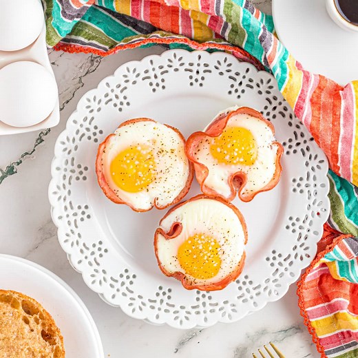Easy Ham and Egg Cups (2 Ingredients!)