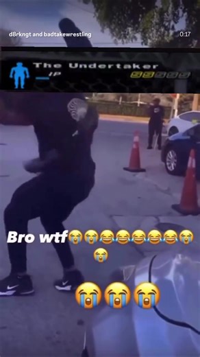 Smackdown logo pop up gotta hit L1😂 Tombstone piledriver on concrete is crazy‼️😳 @The Undertaker #wwe #undertaker #smackdown #wrestling #badtakewrestling