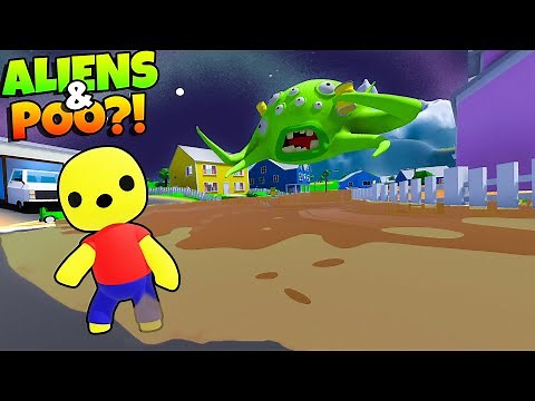 Surviving POO Tsunami's and ALIENS in Wobbly Life! (Wobbly Life Movie)
