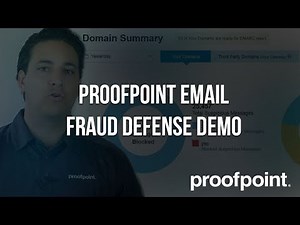 Proofpoint Email Fraud Defense Demo