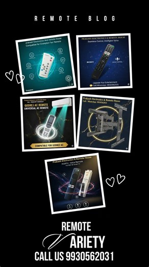 Wide range of TV, AC & Set-Top Box Remotes reliable quality | Multiple brands #remotecontrol