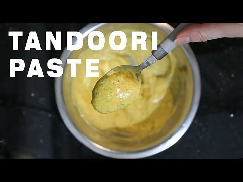 Easy Tandoori Paste Recipe - How to make Tandoori Masala Spice Mix Marination