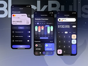 Digital wallet mobile application ui design