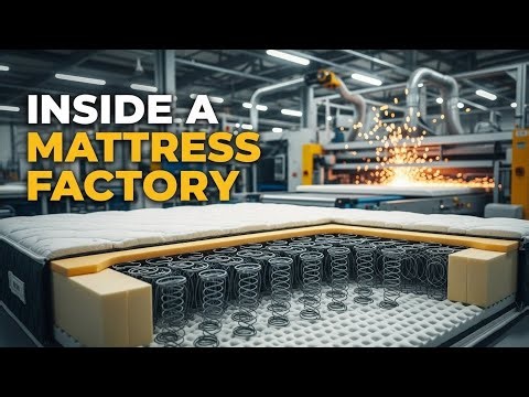 Inside the Mattress Factory The Incredible Process of Making Premium Spring Mattresses