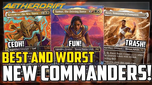 Aetherdrift Commanders Ranked – Best, Worst, and cEDH in Magic The Gathering
