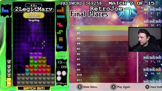 Tetris 99 (Nintendo Switch) - Password Matches - Welcome to the Tetris 99 battle stream. Come on in, join a match!
