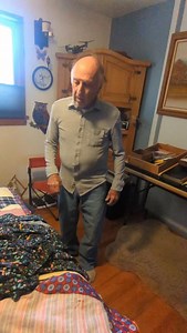 Grampy Keith got some new jeans! #love #dementia #caregiver #alzheimer #jeans | Grampy Keith