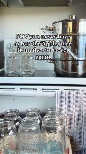 107K views · 912 reactions | Steam juicer = game changer. Might mess around and add some blackberries into it too. #steamjuicer #steamextraction #canning #canningandpreserving #foodstorage #canningtiktok #applejuice #homemadejuice #juicing #selfsufficient #homestead | Barefoot.mimosas | Facebook