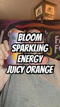 Bloom Sparkling Energy Juicy Orange Review | Is It Worth Buying? 🍊⚡ Honest Review #review