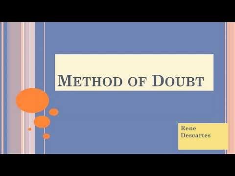Method of Doubt | Rene Descartes | Philosophical Tool | Philosophy Simplified