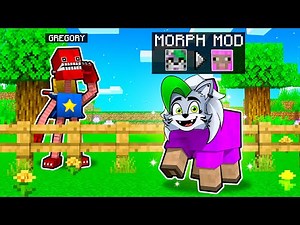 Using MORPH MOD Boxy Boo to CHEAT in Minecraft Hide and Seek