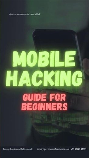 Mobile Hacking Guide for Beginners 🔐 #ethicalhacker #ethicalhacking #infosec