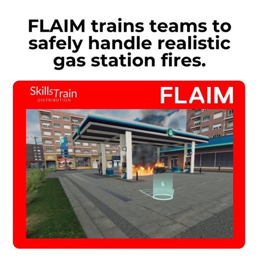 FLAIM Extinguisher Scenario: Gas Station Fire Gas stations are high-risk environments where even a small spark can escalate into a major fire. With flammable fuels, vehicles, and constant activity, preparation is critical. The FLAIM Extinguisher allows your team to safely experience a realistic gas station fire scenario, teaching them how to react quickly, use the correct extinguisher, and prevent a disaster from spreading. 🧯🔥 🚀 Ready to equip your team with essential fire safety skills? Ever
