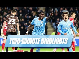 TWO-MINUTE HIGHLIGHTS ▶️ | Coventry City vs Bristol City | Sky Bet Championship 2025/26 🏆