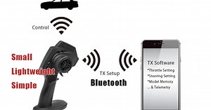 プロポ本体はシンプルに。細かい設定は全部スマホで・・・低価格多機能を実現したSpectrum製「DXe」