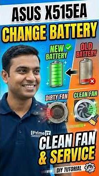Asus X515EA Battery Replacement and servicing #asus #asusvivobook #batteryreplacement