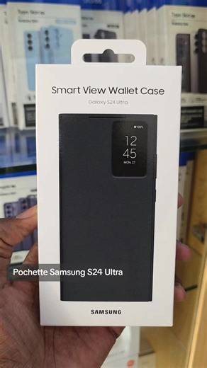 Etui de protection Samsung Galaxy S24 Ultra smart clear view cover #fyp #samsung #s24ultra #miaguisse #vj