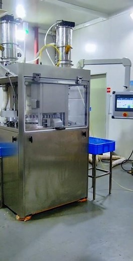 High-speed double rotary tablet press machine from Shanghai China #tabletpress