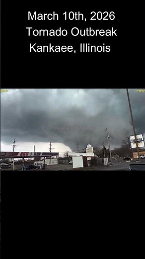 March 10th, 2026 Tornado Outbreak Kankakee, Illinois (sorry for the typo in the video( #weather