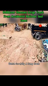 67K views · 297 reactions | Bulldozer Rescues Large Truck From Accidental Rollover Just Time! #machinery #machine #foryouシ #reelsfypシ #reelsviralシfb #Amazing | casyelsaon | Facebook