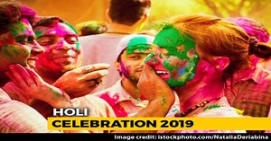 Foreign Tourists Celebrate Holi In Delhi