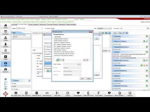 Custom Lab Data Entry Creation in Accuro