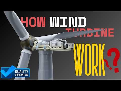 How Wind Turbines Generate Electricity (3D Animation)