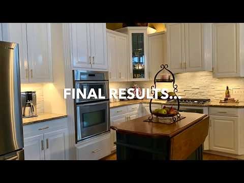 Quick Kitchen Update! Paint your backsplash tile using ALL-IN-ONE PAINT!