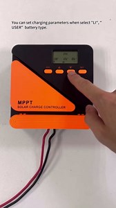 20A 50V MPPT Solar Charge Controller 12V/24V Auto Adaptive Dual 5V/3A USB Charging Port, for LiFePO4, LA, Lithium, TL, Gel, Flooded, and AGM Battery