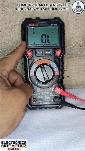 HOW TO TEST THE CRANKSHAFT SENSOR WITH A MULTIMETER!!! #automotiveelectronics #automobile